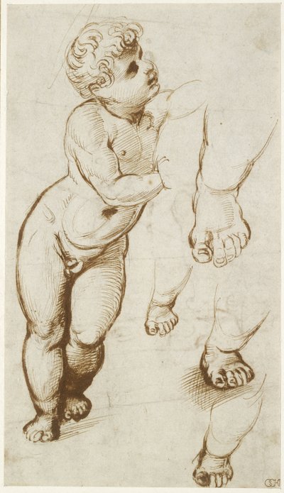 The Infant Christ and Other Studies by Raffaello Sanzio Raphael
